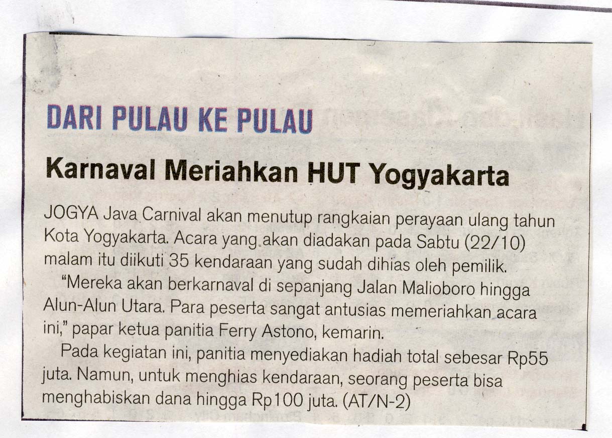 Kliping jogja terbaru